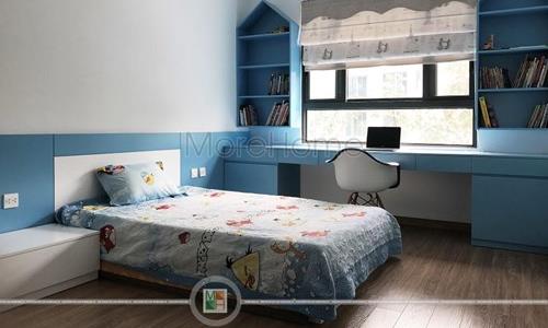  Thi công nội đồ gỗ tại thất biệt thự Vinhomes Thăng Long - Anh Minh